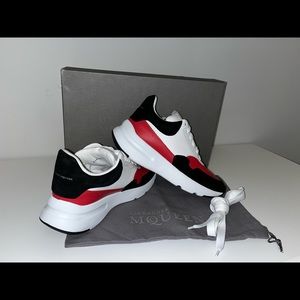 Alexander McQueen oversized laceup runner sneakers